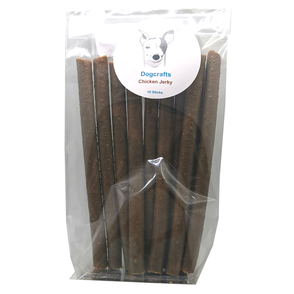 Chicken Jerky Sticks (packed 10) Dog Treat
