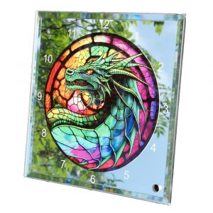 Dragon Mirrored Clock