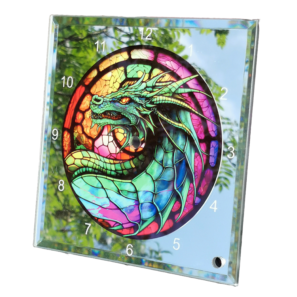Dragon Mirrored Clock