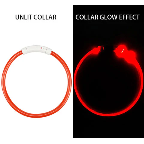 Rechargeable Light-Up Dog Safety Collars - Image 2