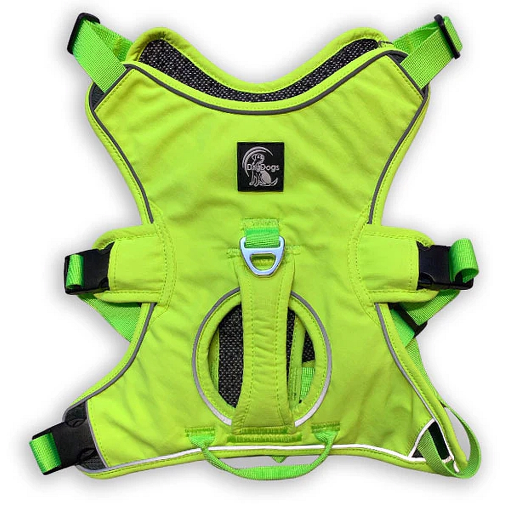 Large Hi Viz Yellow 3 Point Escape Proof Harness - Image 2