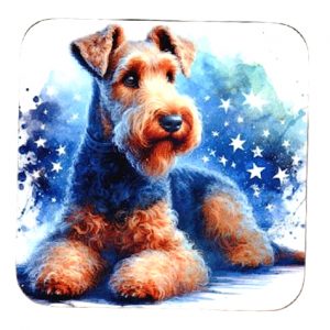 Airedale Terrier Stars Coaster