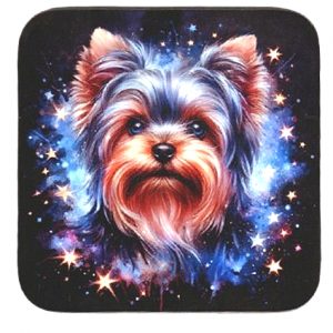 Yorkshire Terrier Stars Coaster