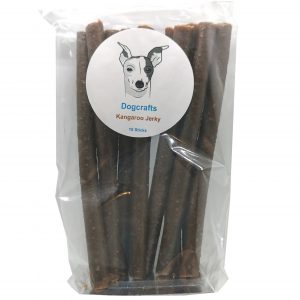 Kangaroo Jerky Sticks (packed 10) Dog Treat