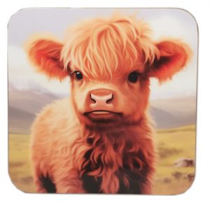 Baby Highland Cow Coaster