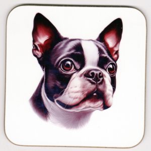 Boston Terrier Coaster