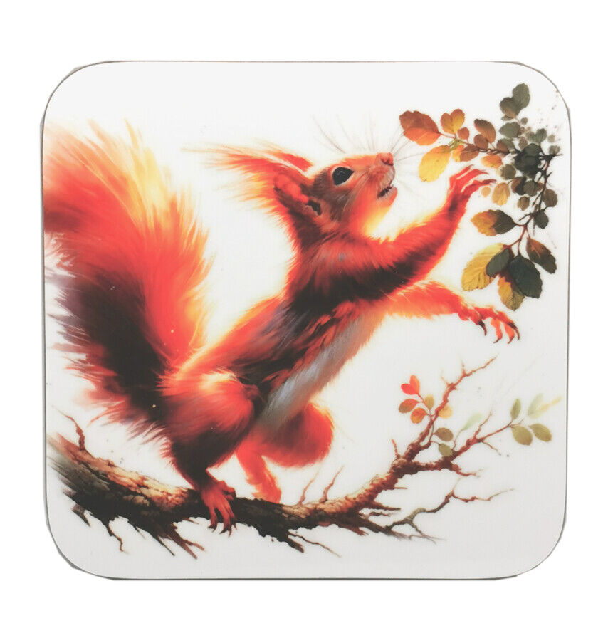 Red Squirrel Coaster