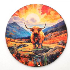 Highland Cow Coaster