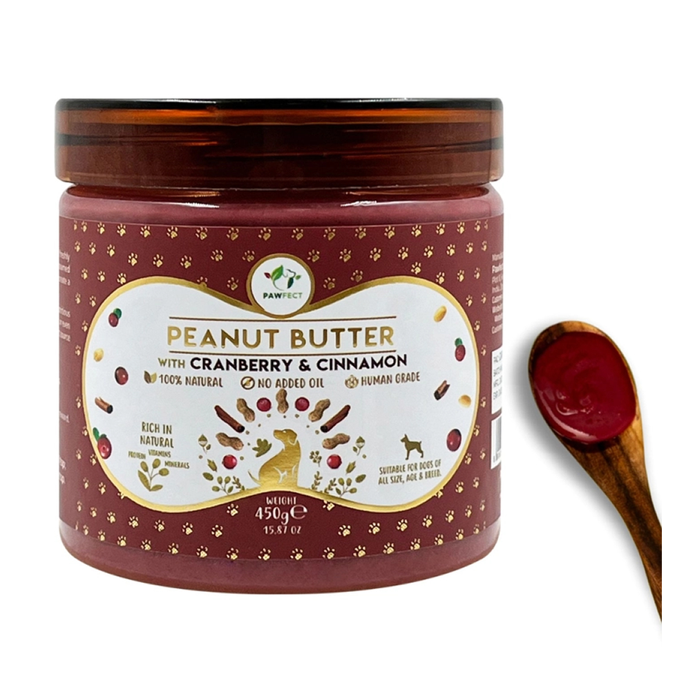 Cranberry & Cinnamon Peanut Butter Xylitol FREE Dog Treat