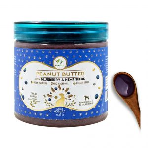Blueberry & Hemp Seeds Peanut Butter Xylitol FREE Dog Treat