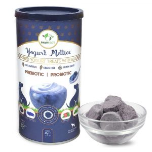 Blueberry & Yogurt: Yogurt Melties Prebiotic and Probiotic Dog Treats