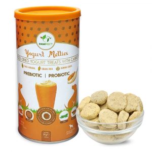 Carrot & Yogurt: Yogurt Melties Prebiotic and Probiotic Dog Treats