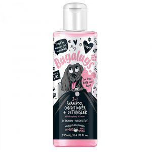 3 in 1 Raspberry & Lemon Dog Detangling Shampoo & Conditioner by Bugalugs 250ml