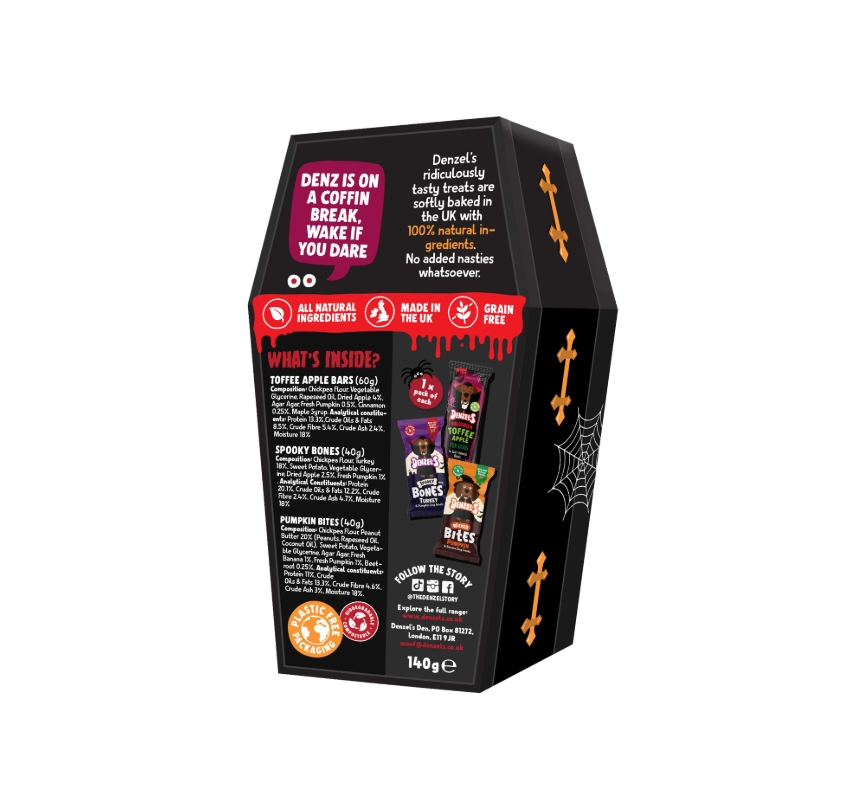 Tomb of Treats Soft Baked Dog Treats for Halloween 140g - Image 2