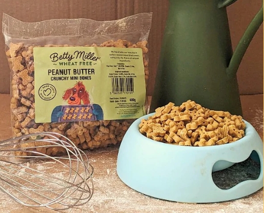 Peanut Butter Mini Bones Wheat Free Betty Miller 400g